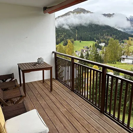 公寓 Cosy Palueda In Davos-dorf With A Breathtaking View *