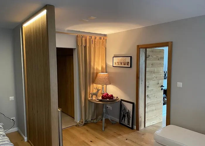 Cosy Palueda In Davos-dorf With A Breathtaking View 公寓 *